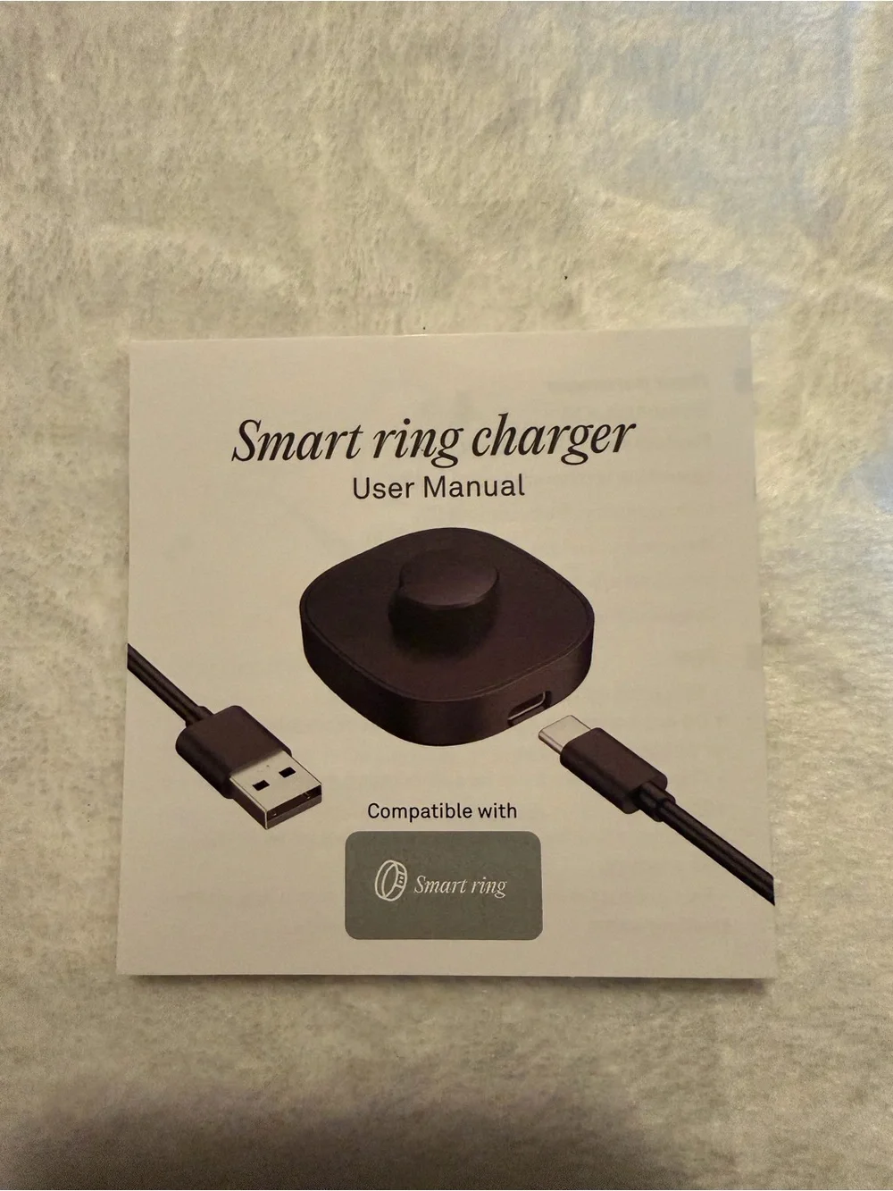 Smart Ring Charger - Black Size 12